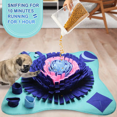 Snuffle Mat for Dogs – Nose Work Training & Slow Feeder Puzzle Toy