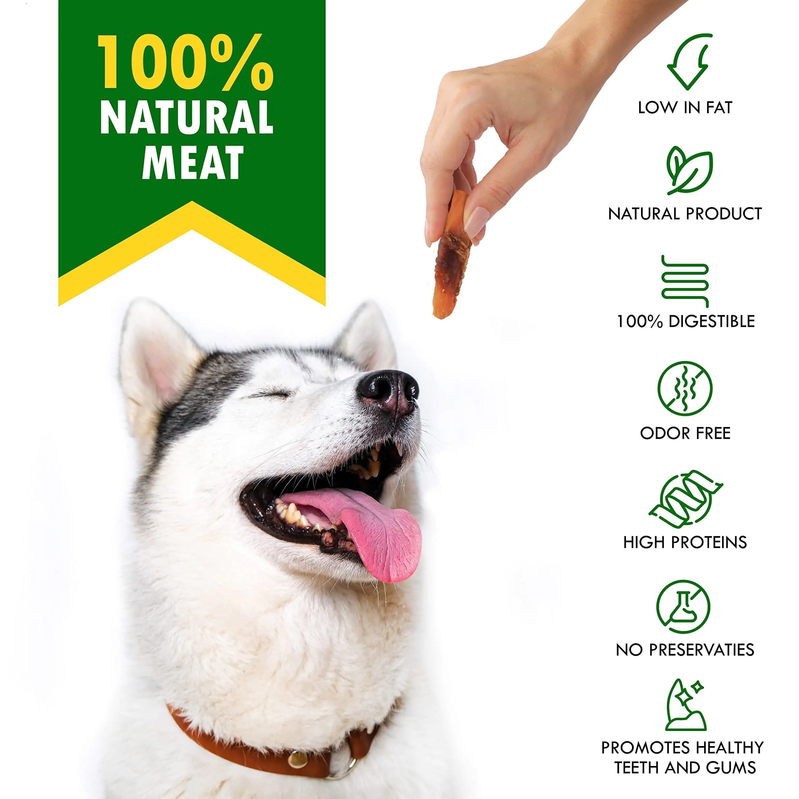 Sweet Potato & Chicken Wrapped Chews – Grain-Free High-Protein Dog Treats