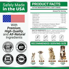 Allergy & Itch Relief Chews – Immune Support for Dogs of All Sizes