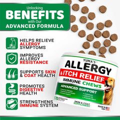 Allergy & Itch Relief Chews – Immune Support for Dogs of All Sizes